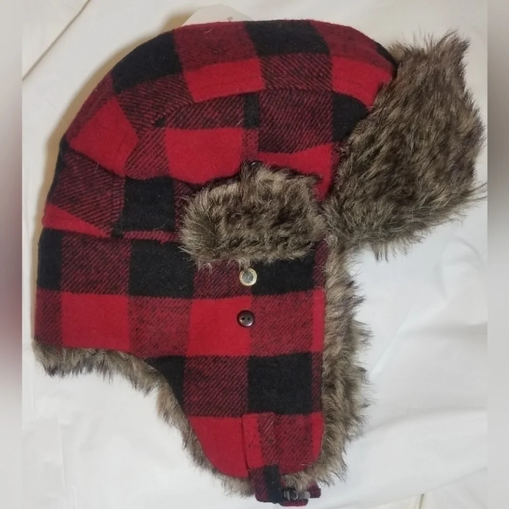 Faded Glory Buffalo Plaid Hat